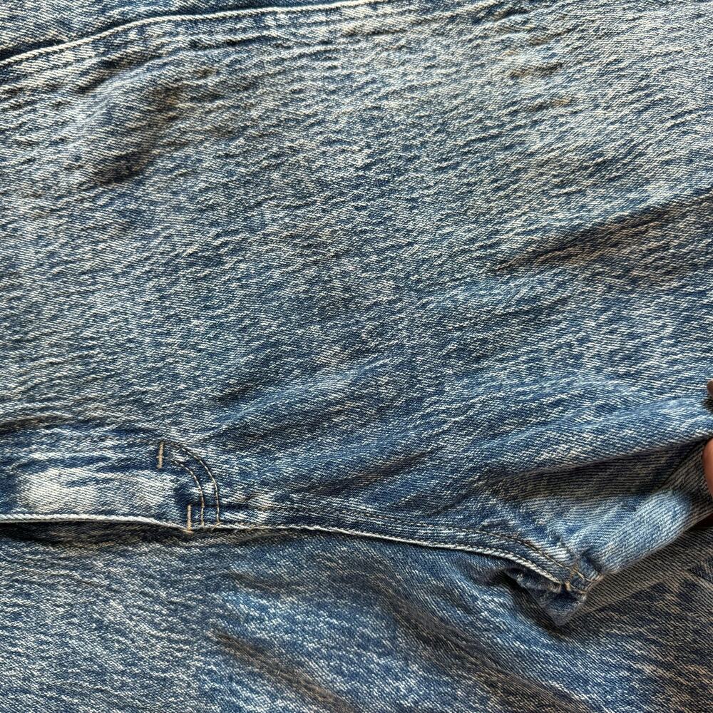 Stefano World Wide Dark Wash Acid Wash Peg Leg Zipper Accent Jeans size 20 - Picture 2 of 10